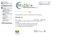Desktop Screenshot of myzikr.com