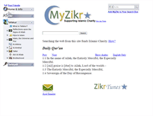 Tablet Screenshot of myzikr.com